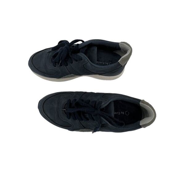 Everlane Dark Blue Sneakers Shoes Women's Size 8 Leather Upper - Picture 4 of 6